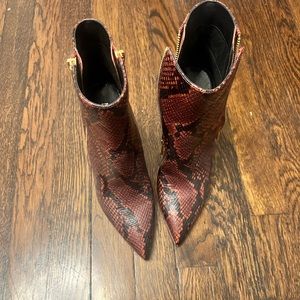 Michael Kors burgandy boots